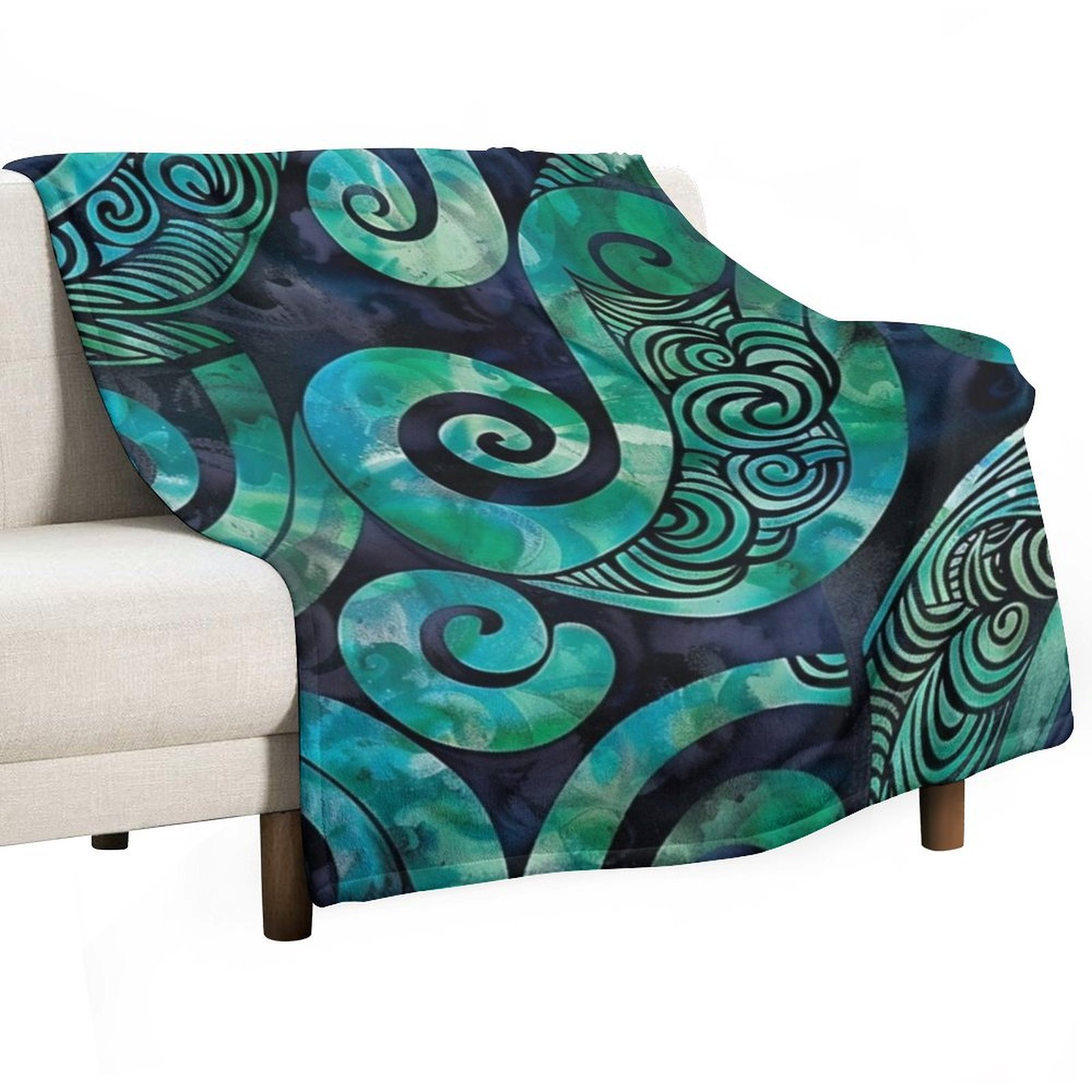 Anime Cosplay New Zealand - Neuseeland M? ?ori Paua Pattern Koru