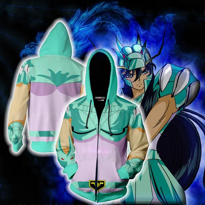 Anime Cosplay Shop - Anime Saint Seiya 3D Druck Hoodies
