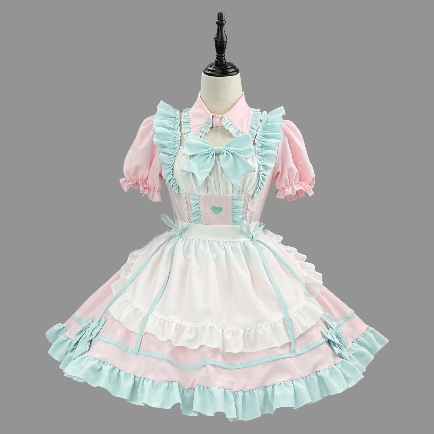 Anime Cosplay Shop - Anime S-5XL Süßes Niedliches Lolita-Dienstmädchenkleid Cosplay-Kostüm