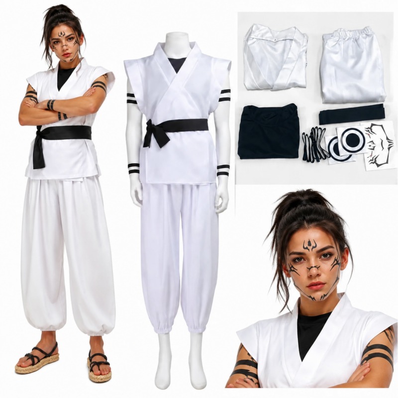 Anime Cosplay Jujutsu - Ryomen Sukuna Cosplay Kostüm Jujutsu Kaisen