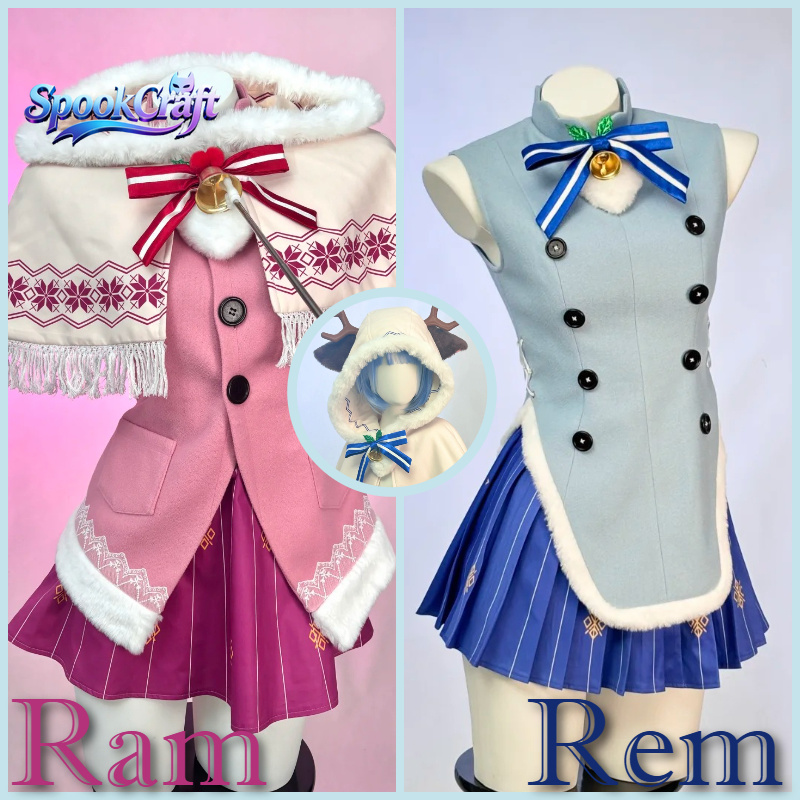 Anime Cosplay Rem - Rem Ram Cosplay-Kostüm, Re:Zero Rem Ram