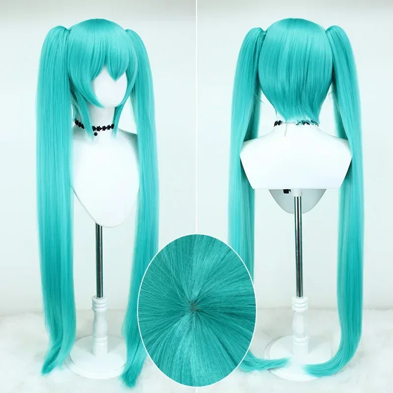 Anime Cosplay Blue Hair - 2026 Miku Cosplay Perücke 105cm Lang