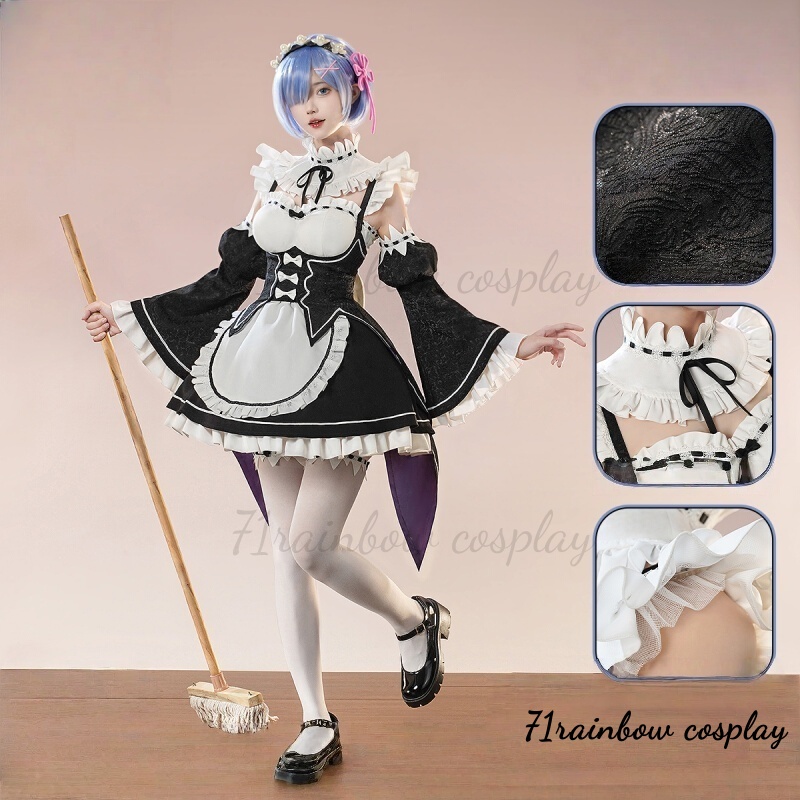Anime Cosplay Rem - Betreff: Leben in einer anderen Welt