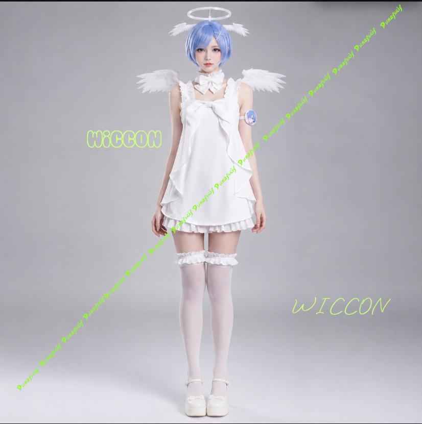 Anime Cosplay Rem - Re Zero Charakter-Cosplay-Kostüm, Ram Rem, süße