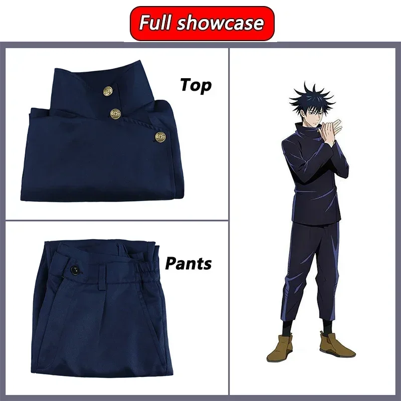 Anime Cosplay Jujutsu Kaisen - Fushiguro Megumi Cosplay Kostüm Perücke Anime