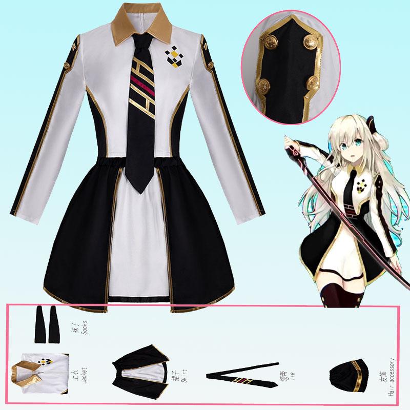 Anime Cosplay Outfits For Women - Anime Damen Kostüm Cosplay Anzug Sky