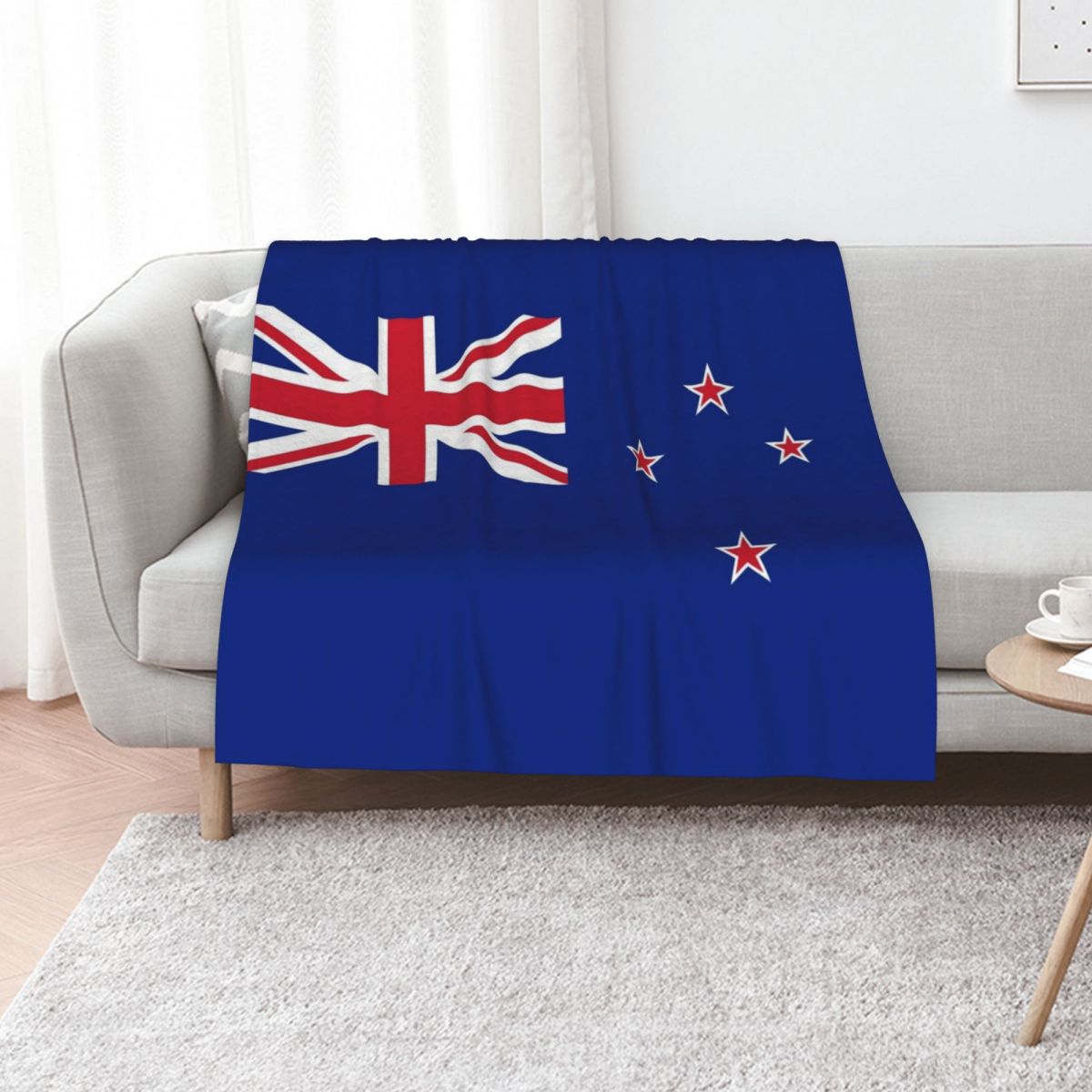 Anime Cosplay New Zealand - Neuseeländische Flaggen-Bettdecke – Kiwi-Bettüberwurf, weichste Decken