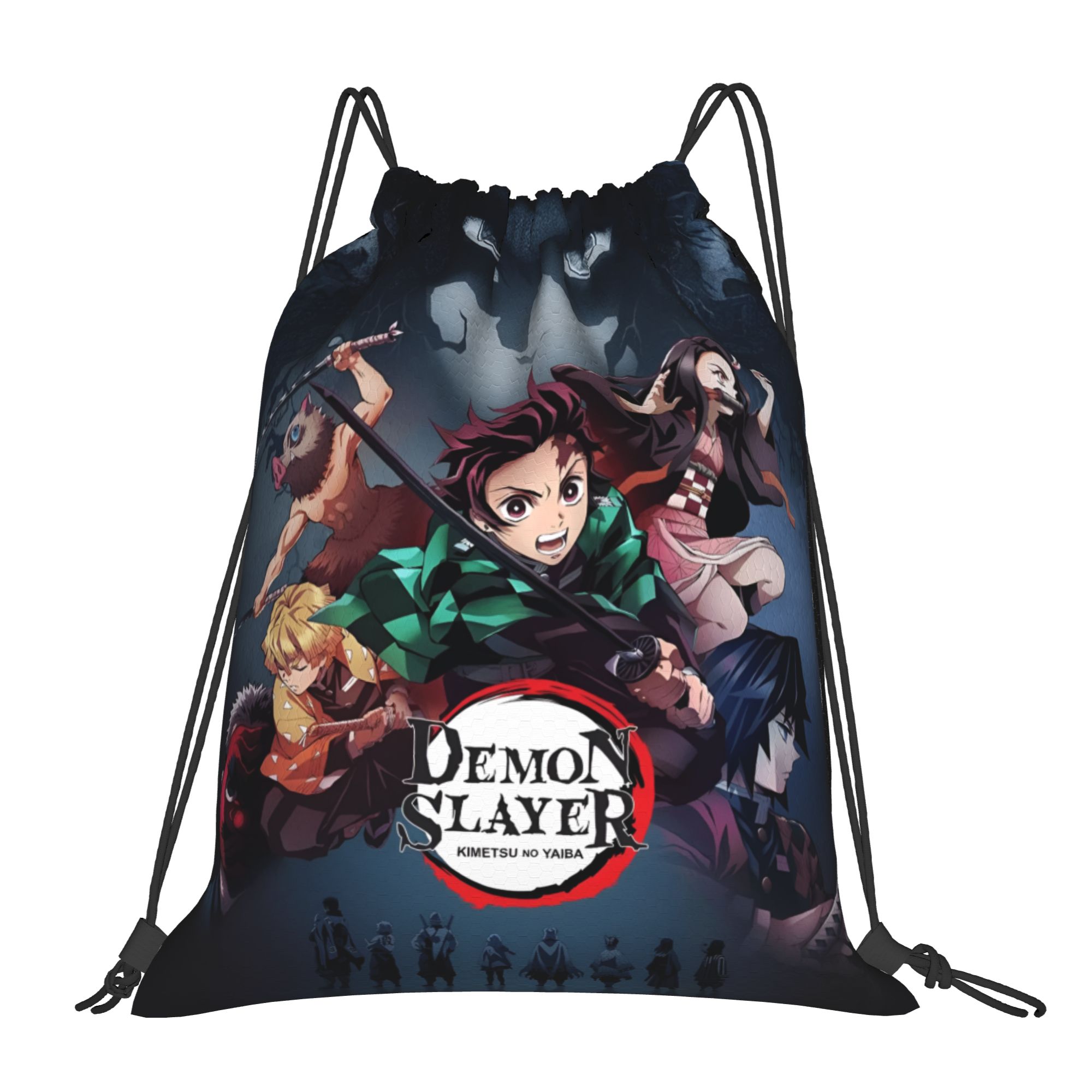 Anime Cosplay Shop - Benutzerdefinierter D-Demons Slayers Rucksack mit Kordelzug