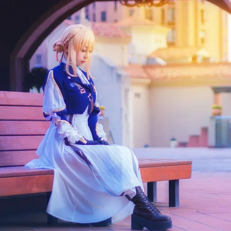 Violet Evergarden Cosplay Kost – Violet Evergarden Dress Bewertung und Preis