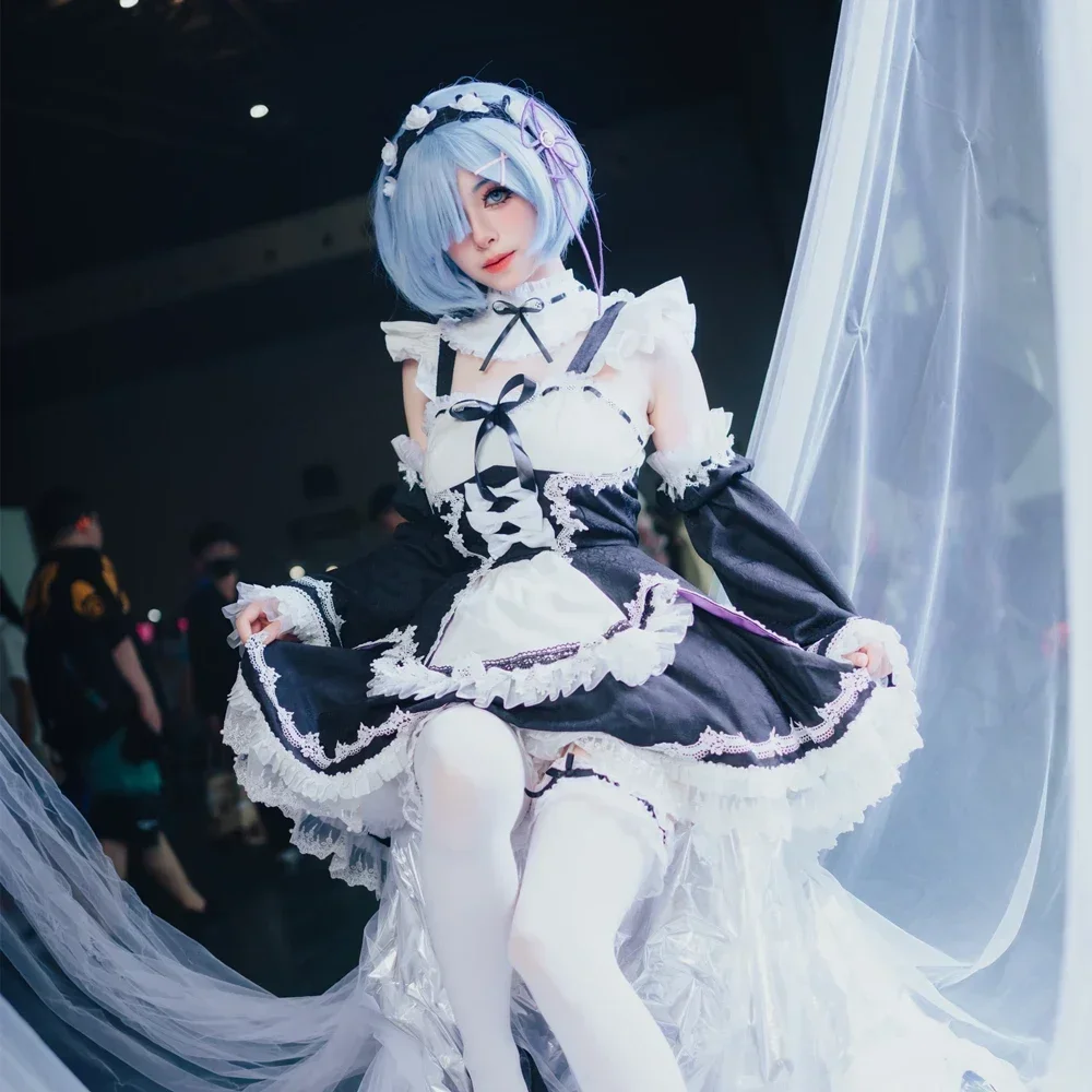 Neues Anime Maid Rem Cosplay-K – Anime Cosplay Rem Bewertung und Preis