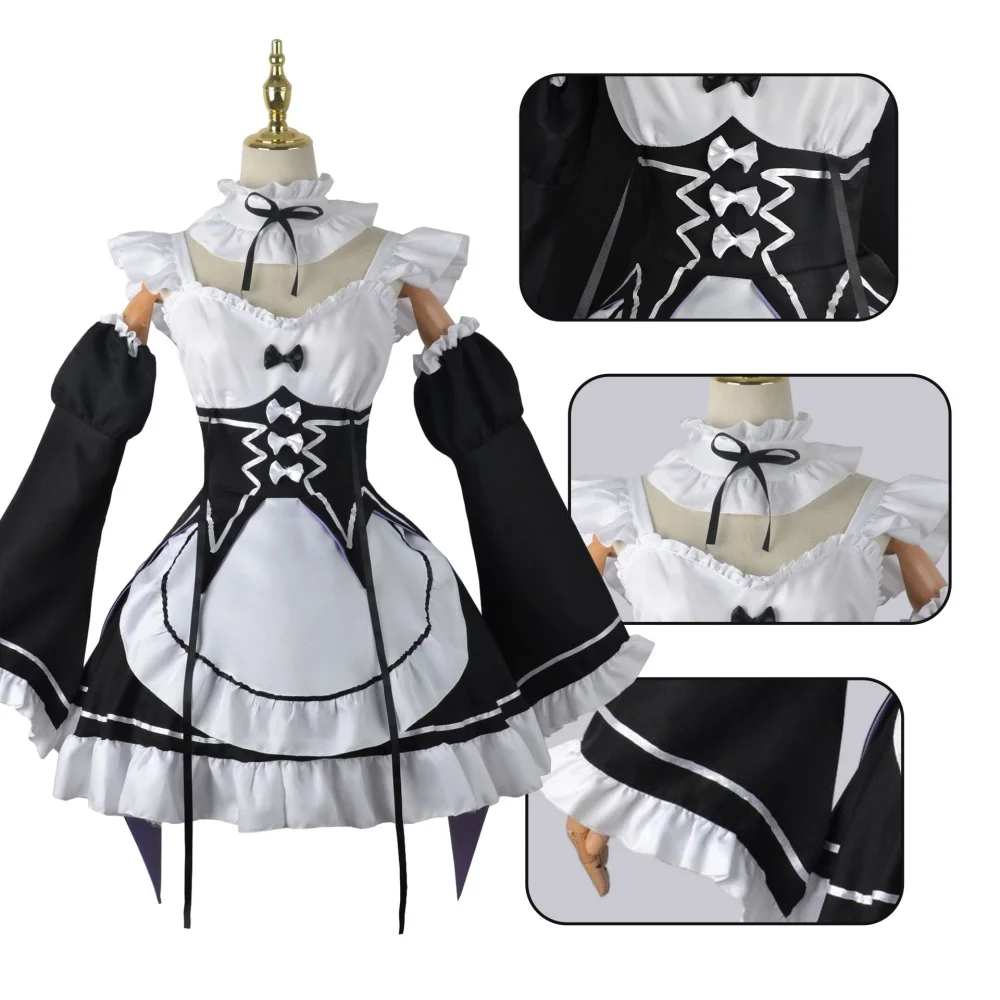 Anime Ram Rem Maid Cosplay Re  – Anime Cosplay Rem Bewertung und Preis