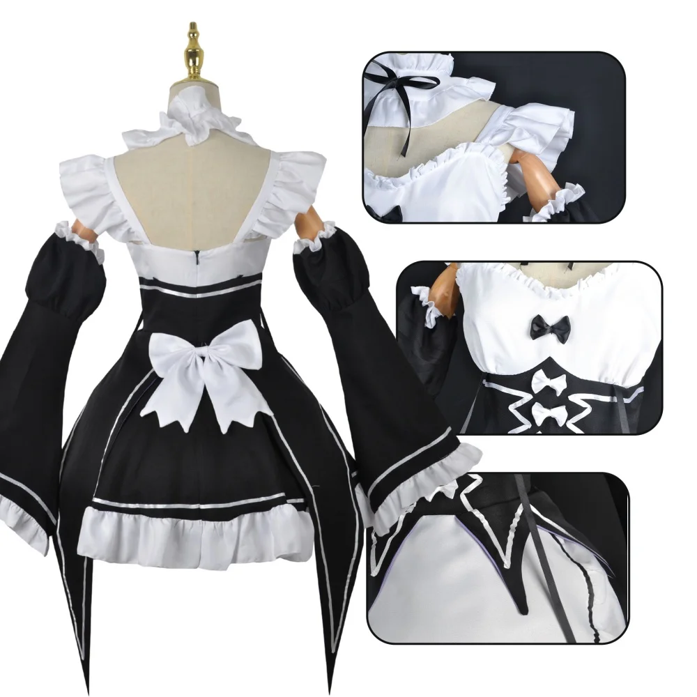 Anime Ram Rem Maid Cosplay Re  – Anime Cosplay Rem Bewertung und Preis