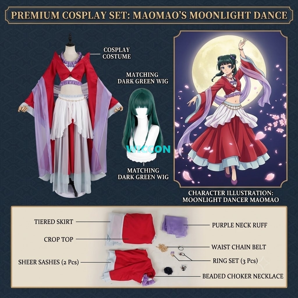 Maomao Cosplay Kostüm Anime Th – Anime Cosplay Dance Bewertung und Preis