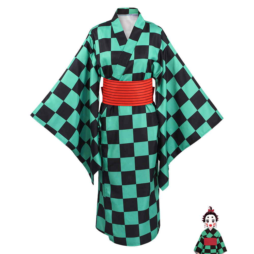 Azuma Zenitsu Kimono Anime Kos – Cosplay Anime Zenitsu Bewertung und Preis