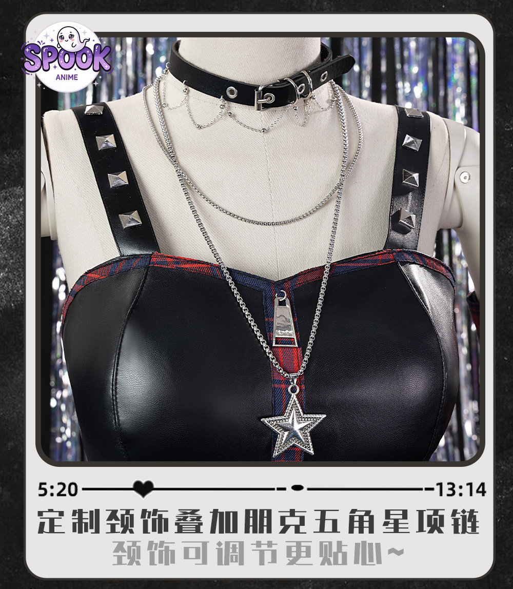 Harajuku Karierter Rock Bühnen – Anime Cosplay Shop Bewertung und Preis