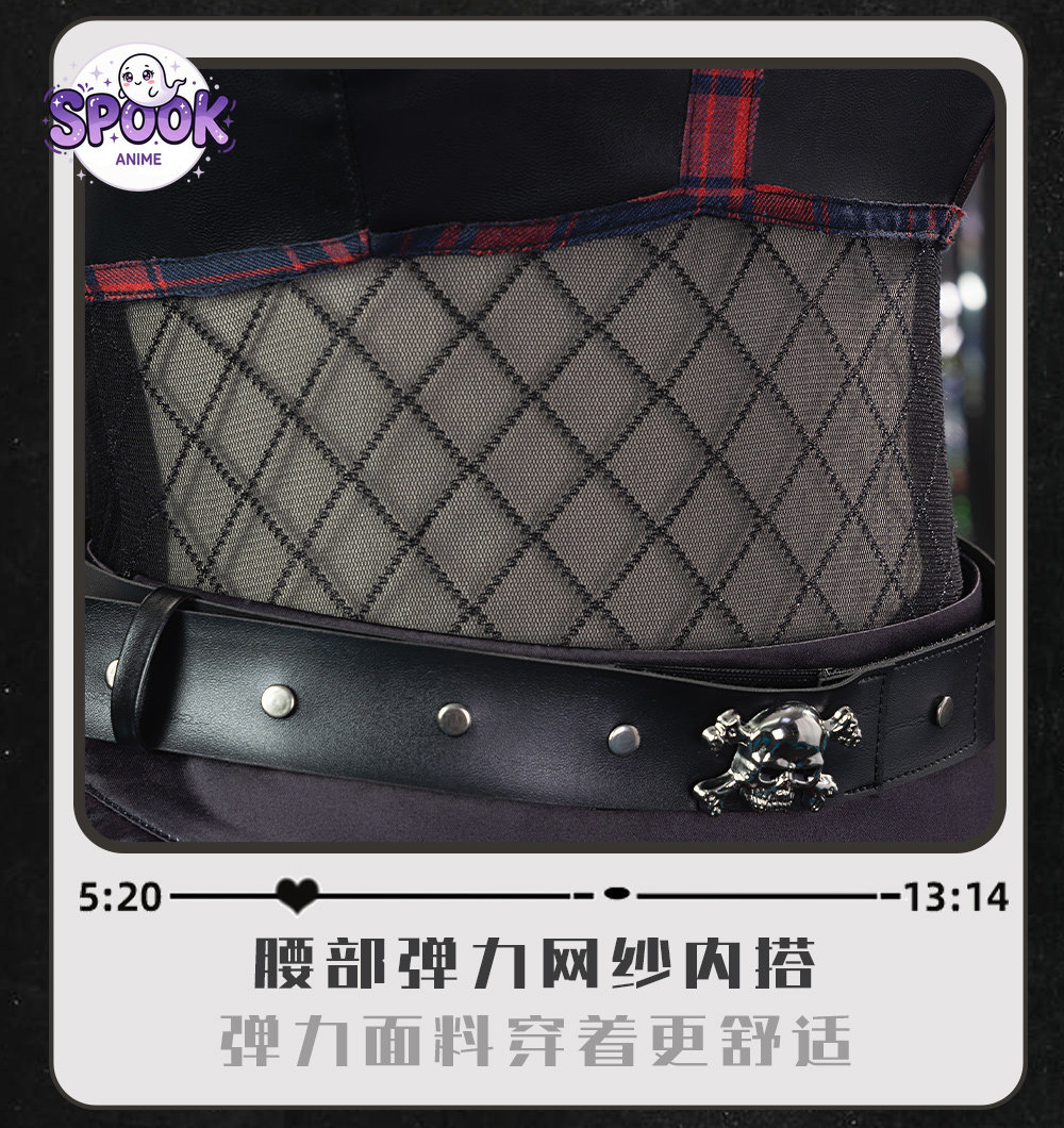 Harajuku Karierter Rock Bühnen – Anime Cosplay Shop Bewertung und Preis
