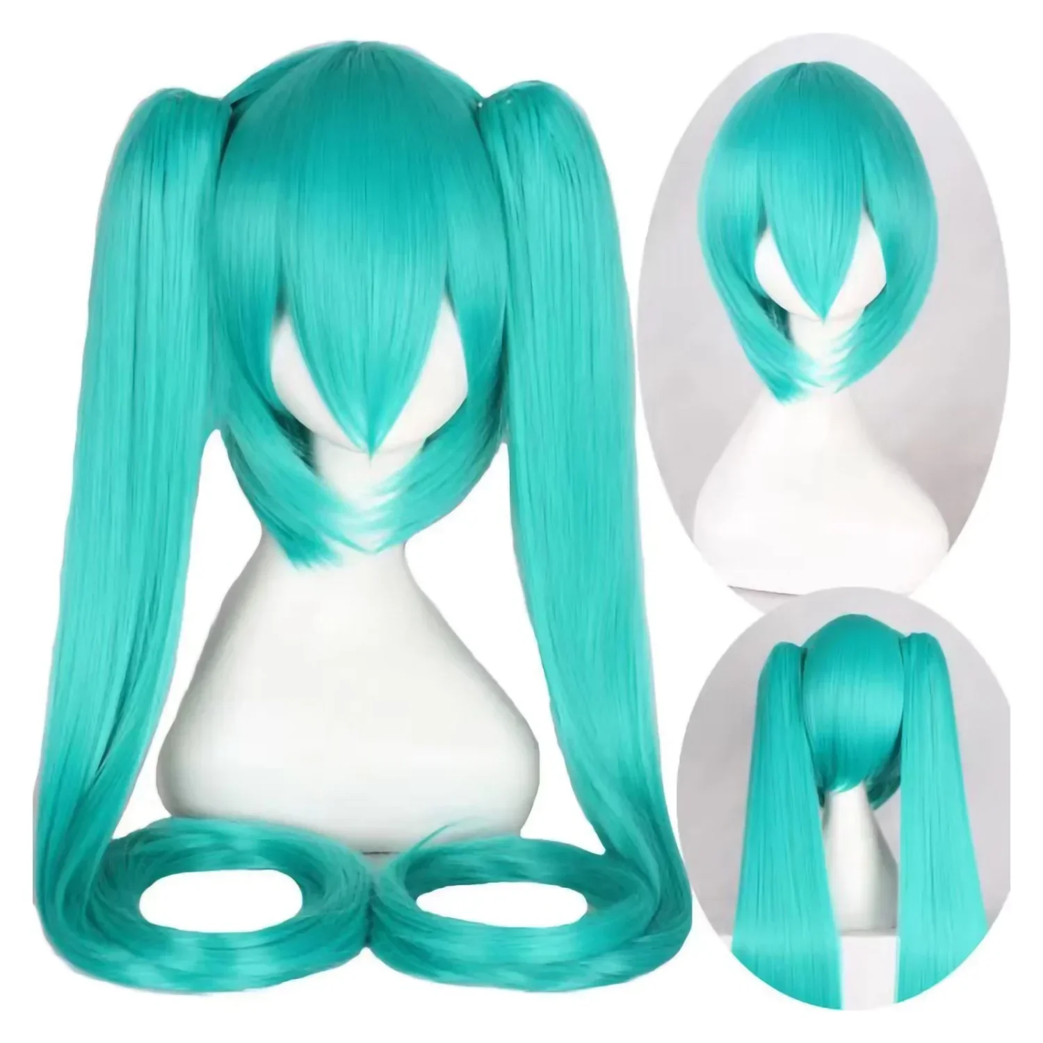 2026 Miku Cosplay Perücke 105c – Anime Cosplay Blue Hair Bewertung und Preis