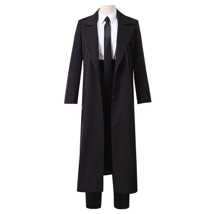Makima Langer Schwarzer Windbr – Anime Cosplay Makima Bewertung und Preis