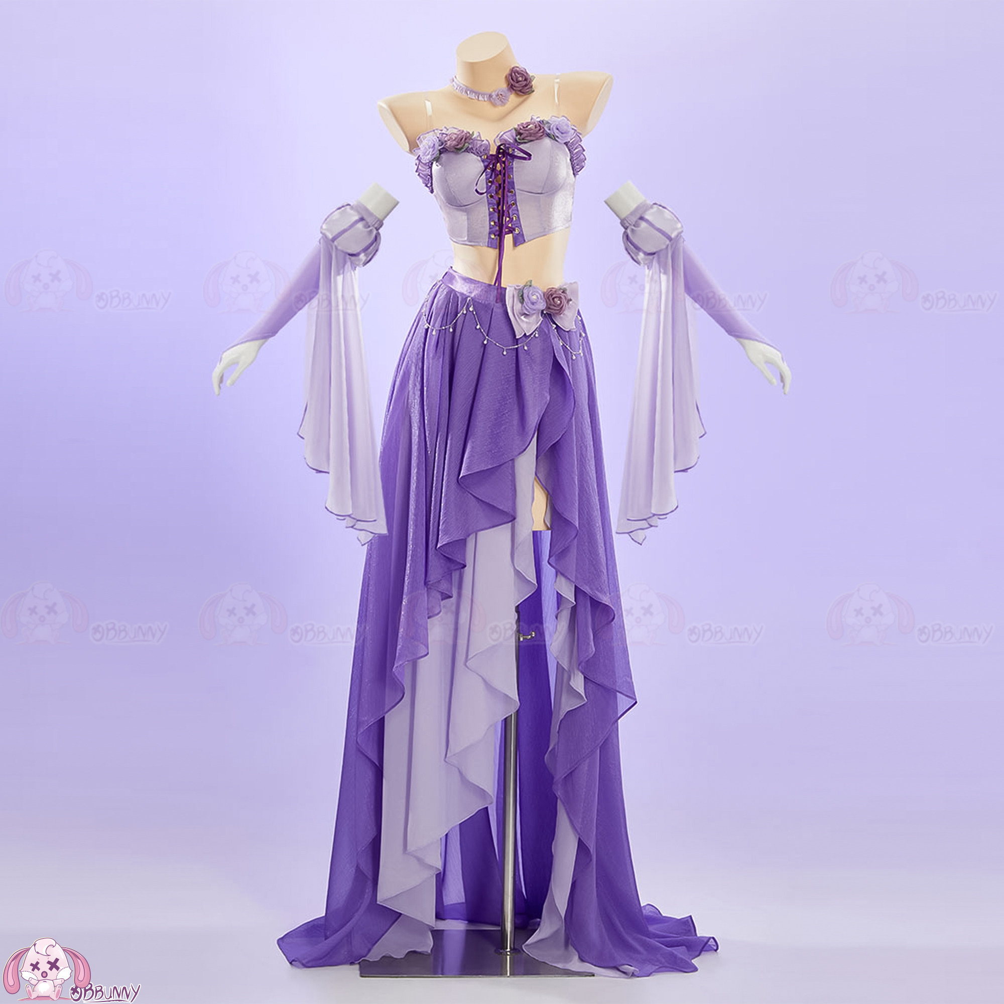 Lila Blumen-Feenlicht Elfen-Ta – Anime Cosplay Dance Bewertung und Preis