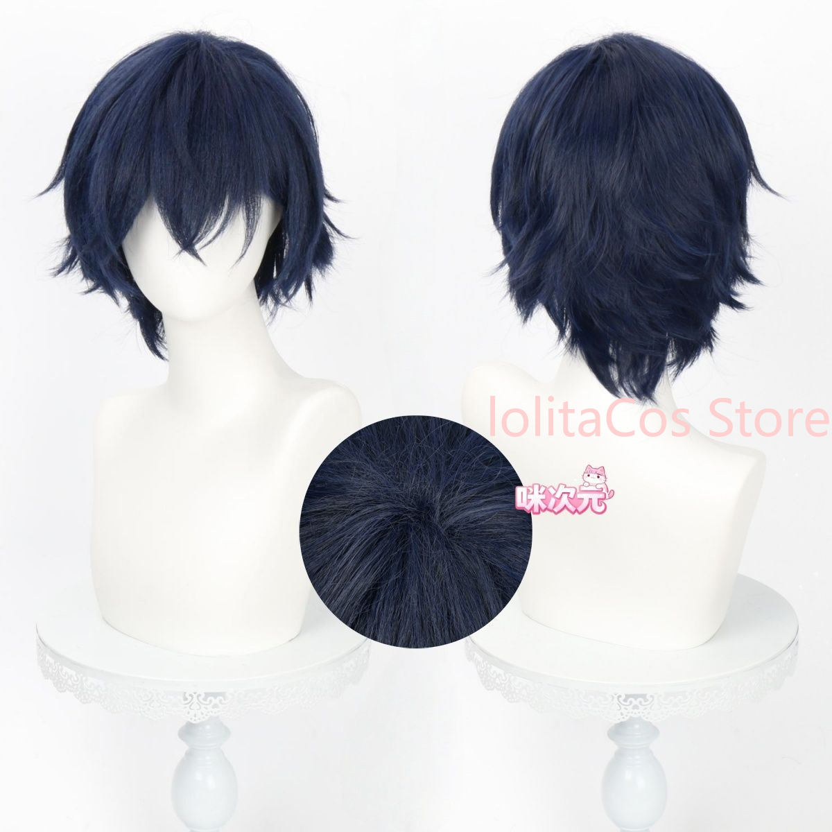 Genshin Impact Valeriy Cosplay – Anime Cosplay Blue Hair Bewertung und Preis