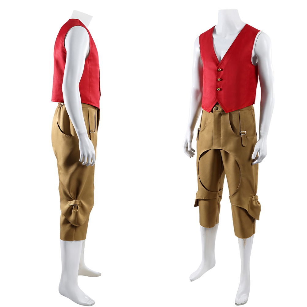 Luffy Kleidung 2026 Live-Actio – Live Action Anime Cosplay Bewertung und Preis