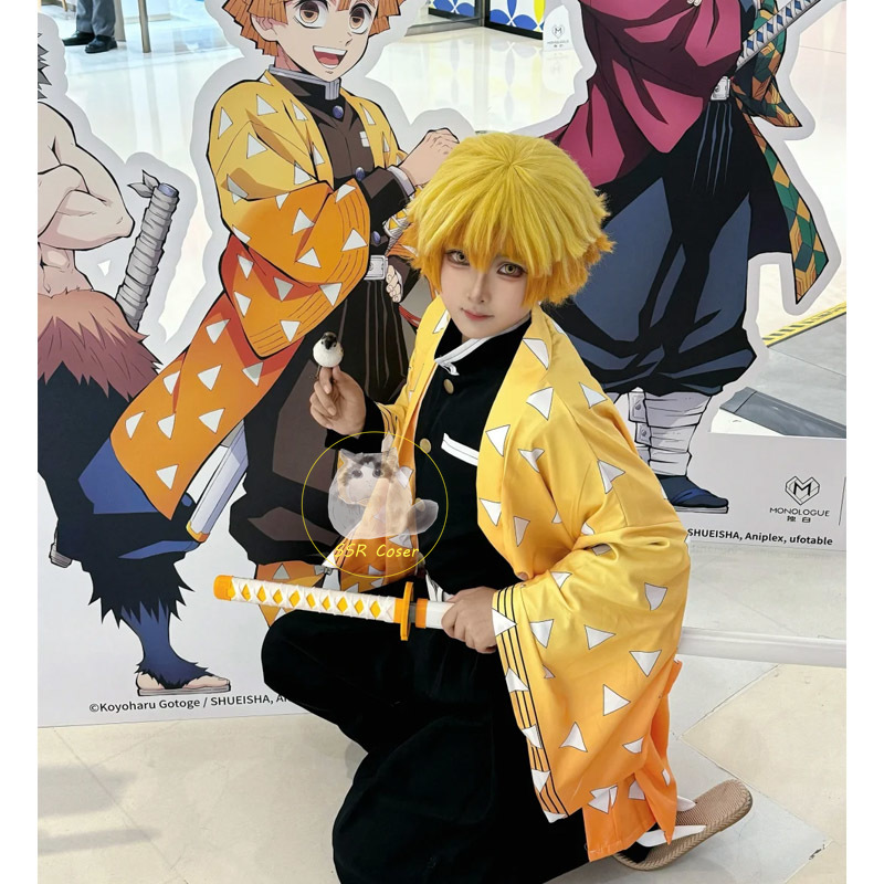 Azuma Zenitsu Kos Tsume Kinder – Cosplay Anime Zenitsu Bewertung und Preis