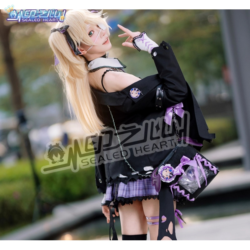 Fischl Cosplay Kostüm Spiel Ge – Anime Cosplay Shop Bewertung und Preis