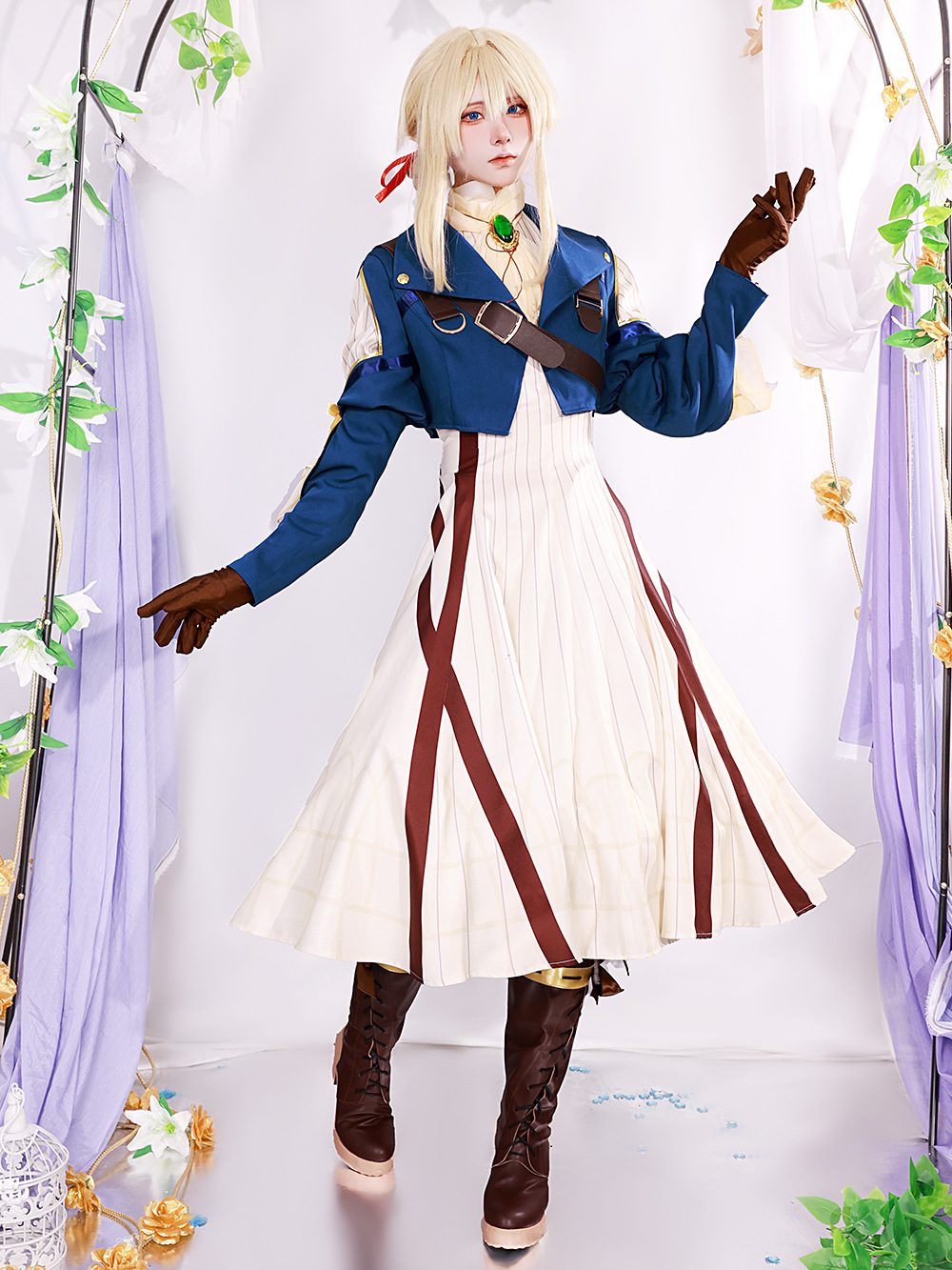 Violet Evergarden Cosplay Kost – Violet Evergarden Dress Bewertung und Preis