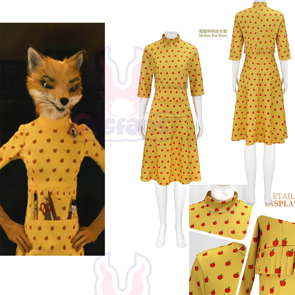 Film Fantastic Mr Fox Mrs Fox  – Anime Cosplay Outfits For Women Bewertung und Preis