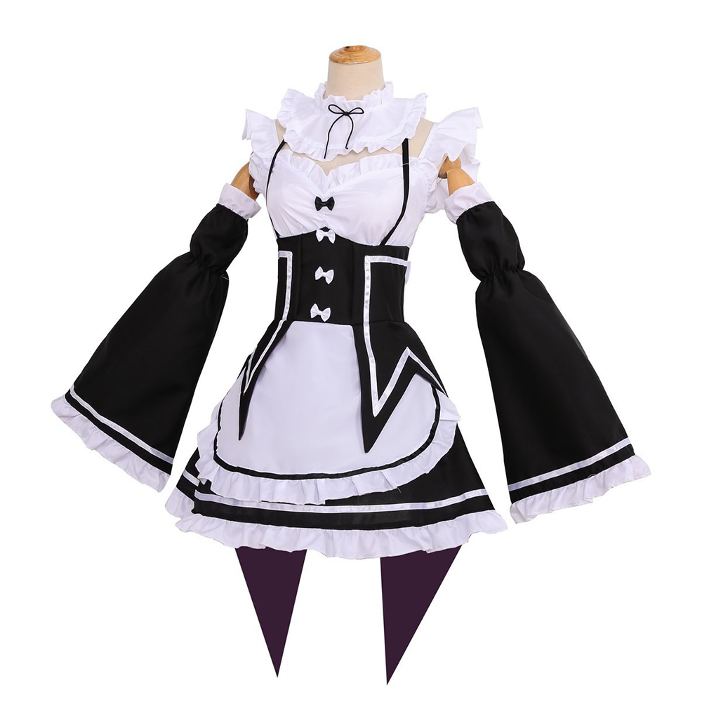 Re Zero Ram Rem Cosplay Kostüm – Anime Cosplay Rem Bewertung und Preis